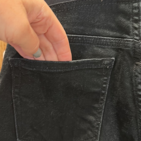 Isabel Maternity Black Over Belly Bermuda shorts with supportive crossov… - Picture 9 of 13